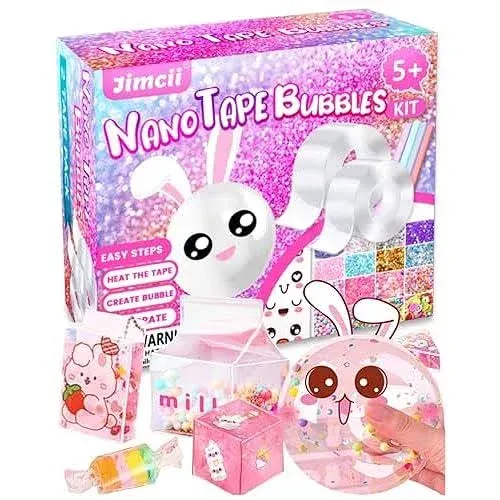 Jimcii Nano Tape Bubble Kit for Kids with Step-by-Step Video Tutorial, Nano ...