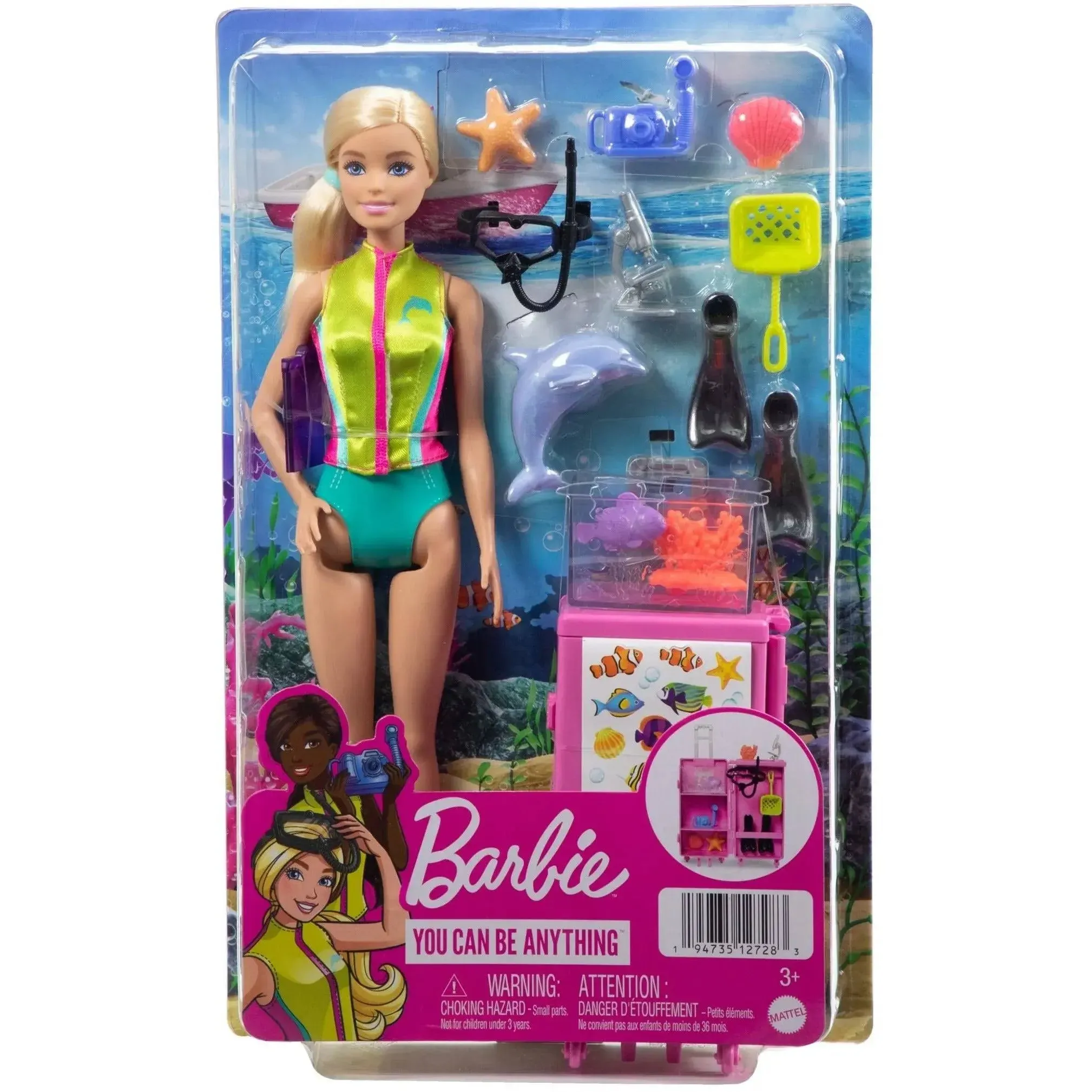 Barbie Marine Biologist Doll & Playset