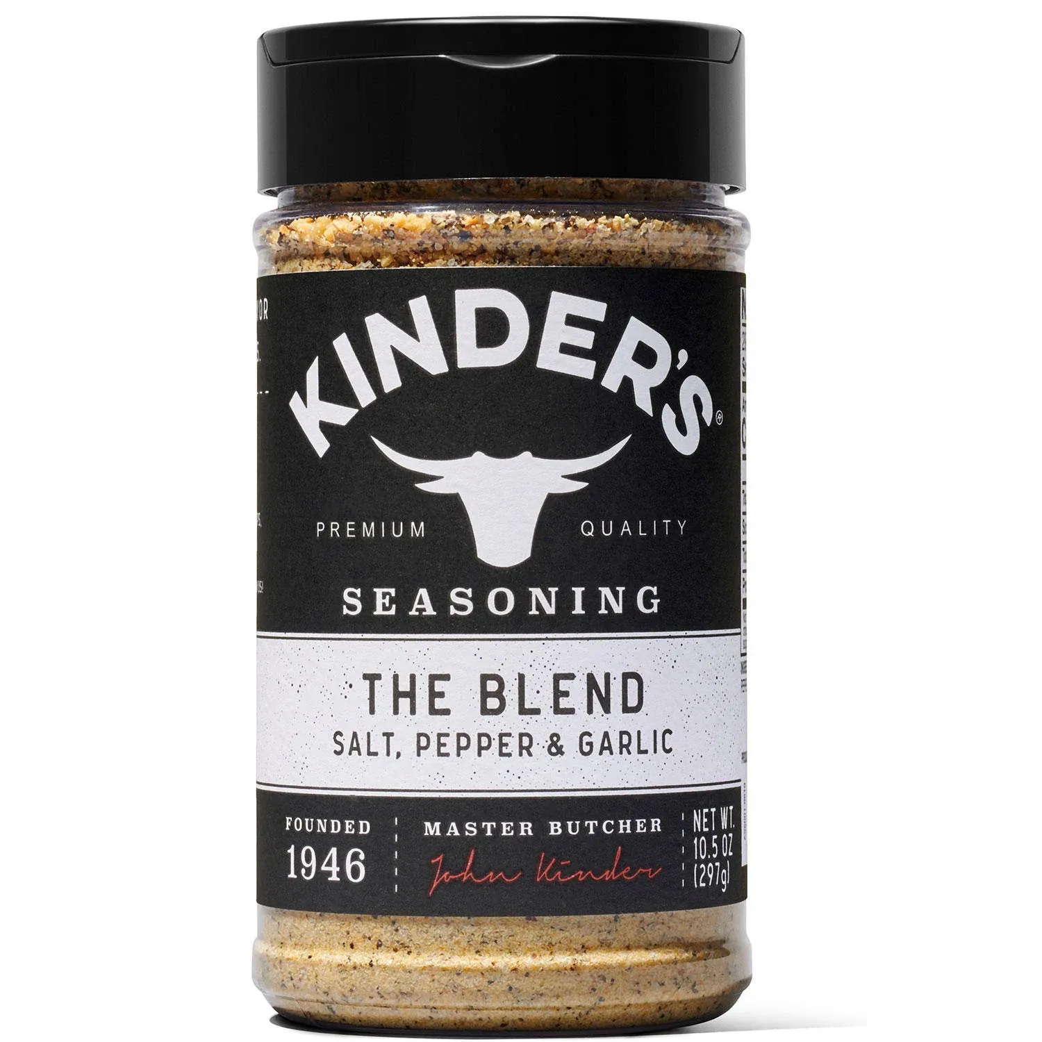 Kinder's Organic The Blend Seasoning (Salt, Pepper and Garlic), Premium Quality Seasoning, MSG Free and USDA Certified Organic, 3.5oz 2 Pack