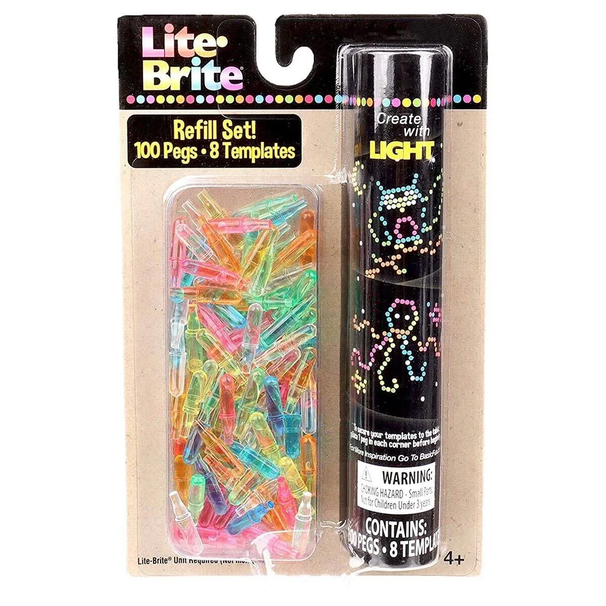 Lite Brite Peg and Template Refill Pack