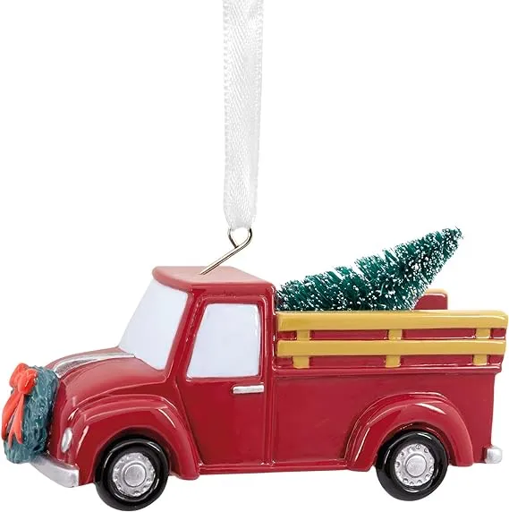 Christmas Ornament Red Pick-up Truck Ornament