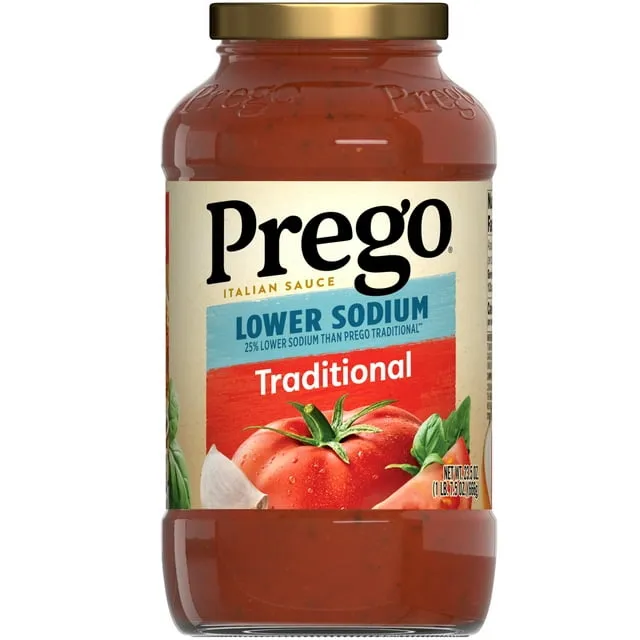 Prego Traditional Lower Sodium Pasta Sauce