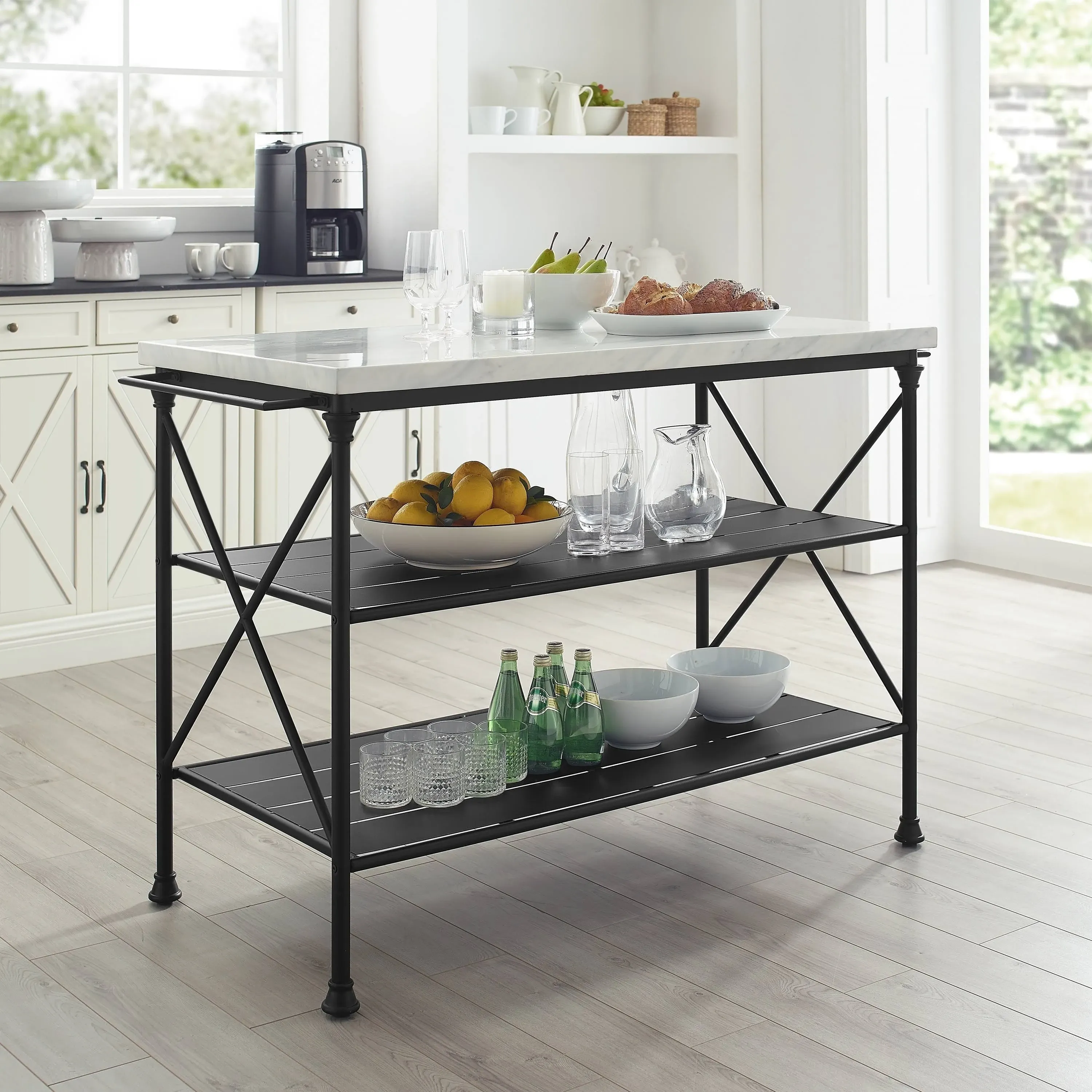 Crosley Madeleine Kitchen Island - Black