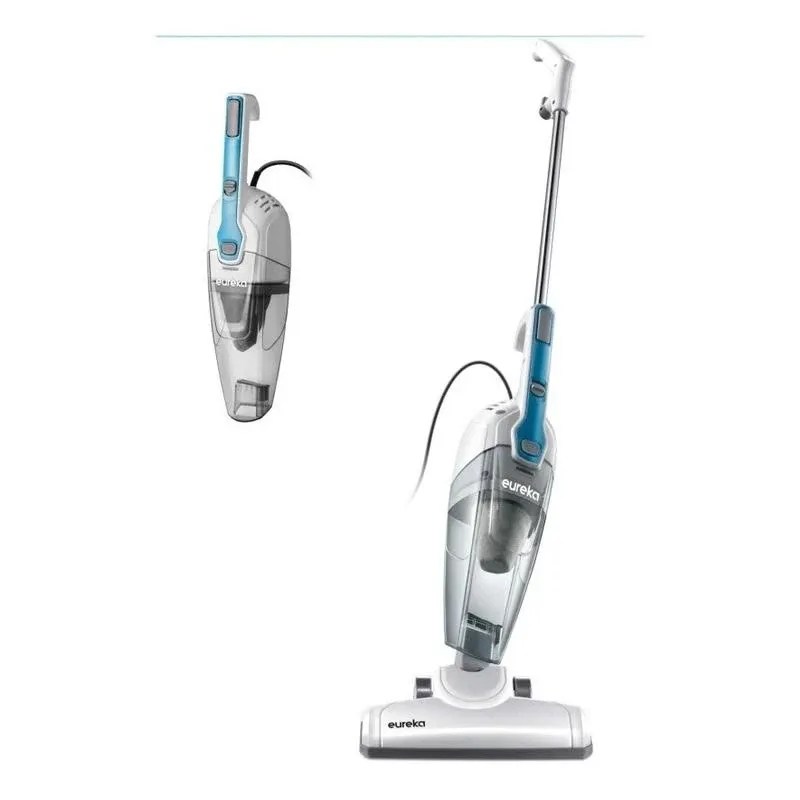 Lightweight Corded Stick Vacuum Cleaner Powerful Suction Convenient Aqua Blue