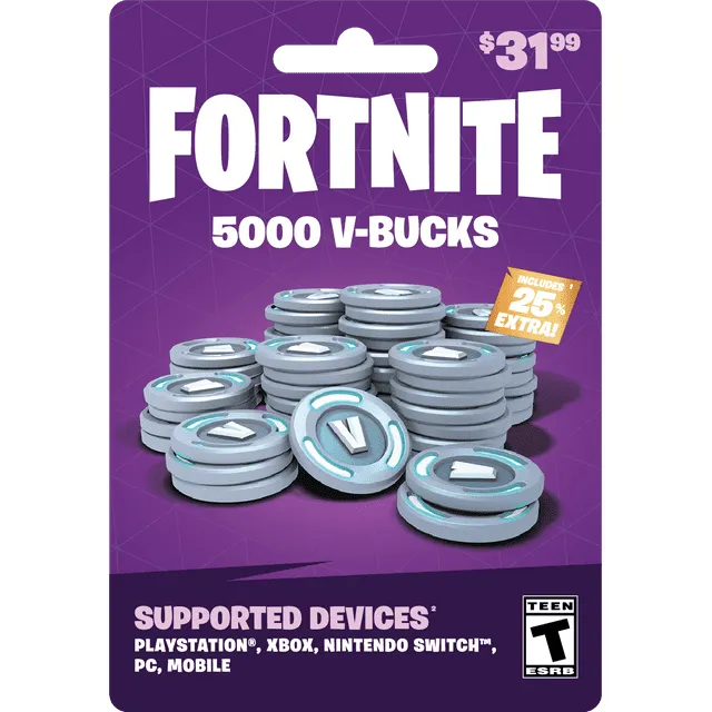 Fortnite 5000 Vbucks