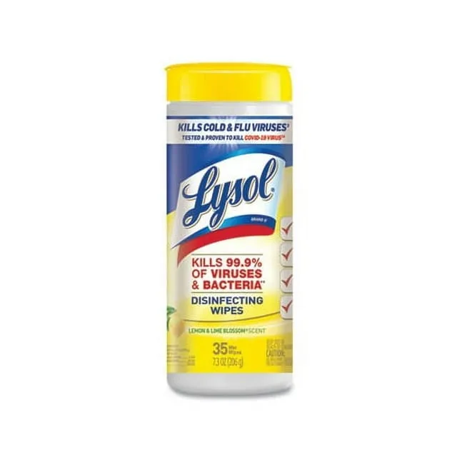 Lysol Disinfecting Wipes - Lemon & Lime Blossom - 35 wipes