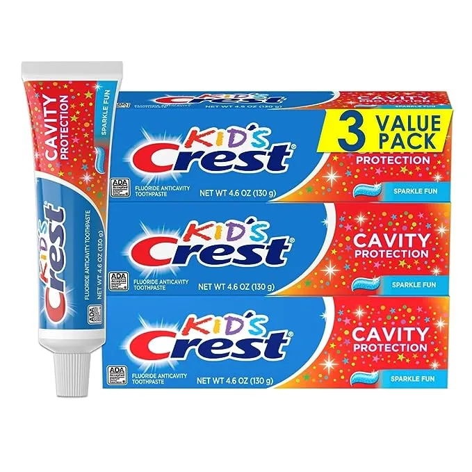 Crest Kids Cavity Protection Tube Toothpaste Sparkle Fun 4.6 oz