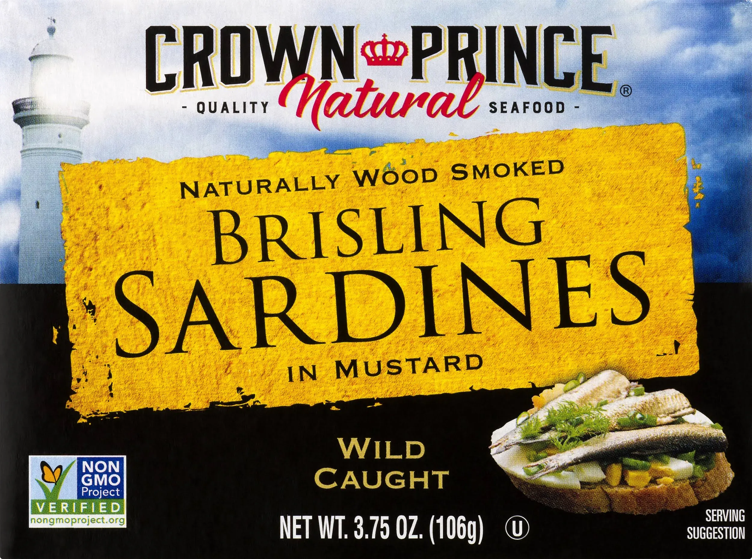 Crown Prince Brisling Sardines in Mustard