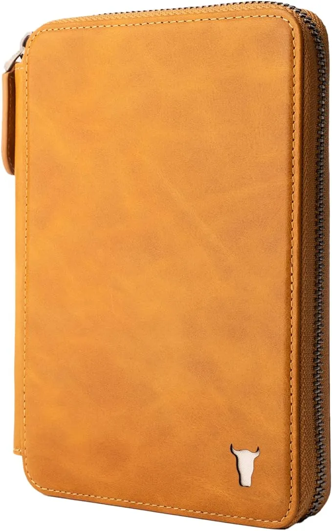 Torro Travel Wallet Genuine Leather Travel Organiser with Passport Holder and ...