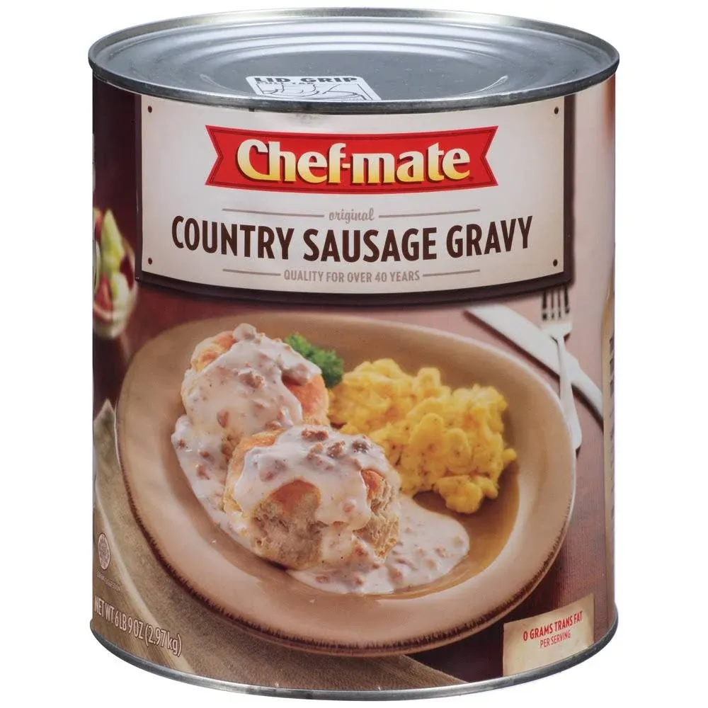 New Chef-mate No Artificial Flavors Country Sausage Gravy, 105 oz Can