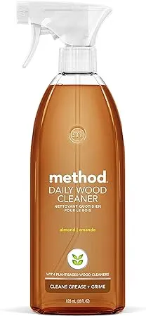 Method 01182 Wood For Good Daily Cleaner, Almond - 28 fl oz bottle