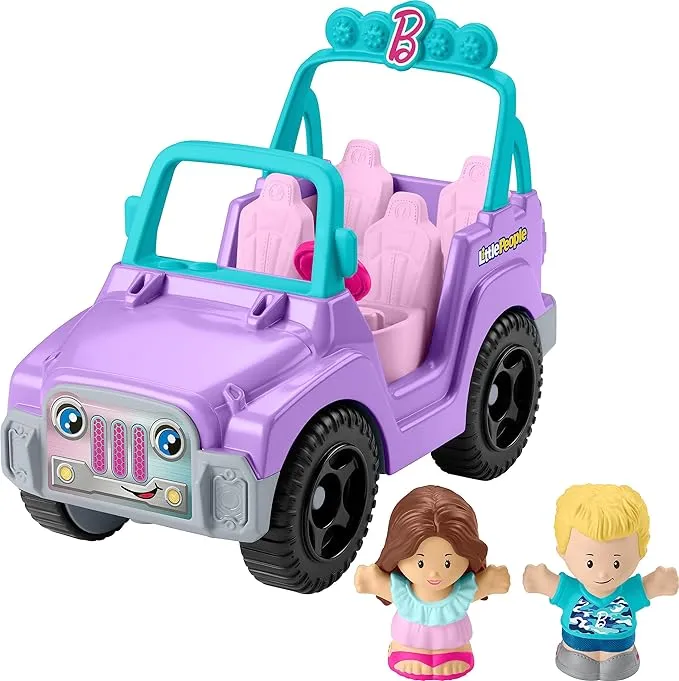 Little People Barbie Beach Cruiser Toy Car with Music 2 Figures for Toddlers
      
          Little People Barbie Beach Cruiser Toy Car with Music 2 Figures for Toddlers