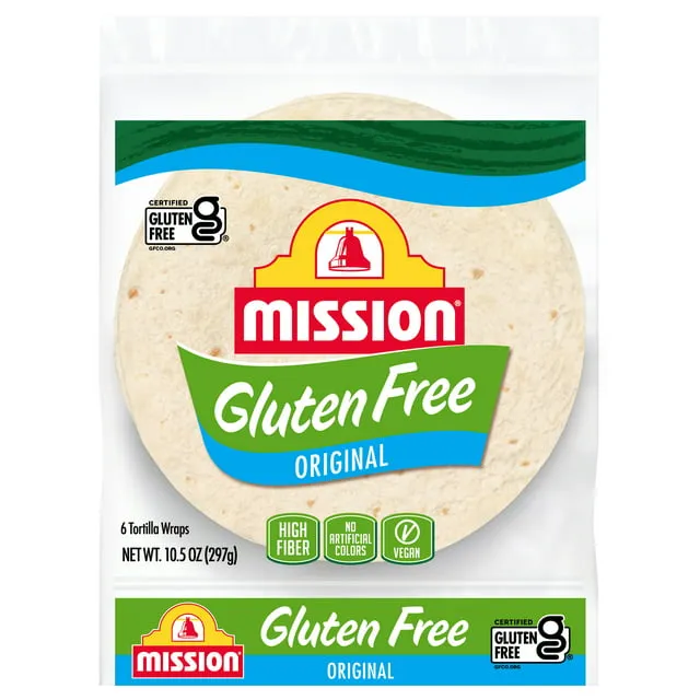 Mission Gluten Free Soft Taco Tortillas 6 Count / 10.5 oz