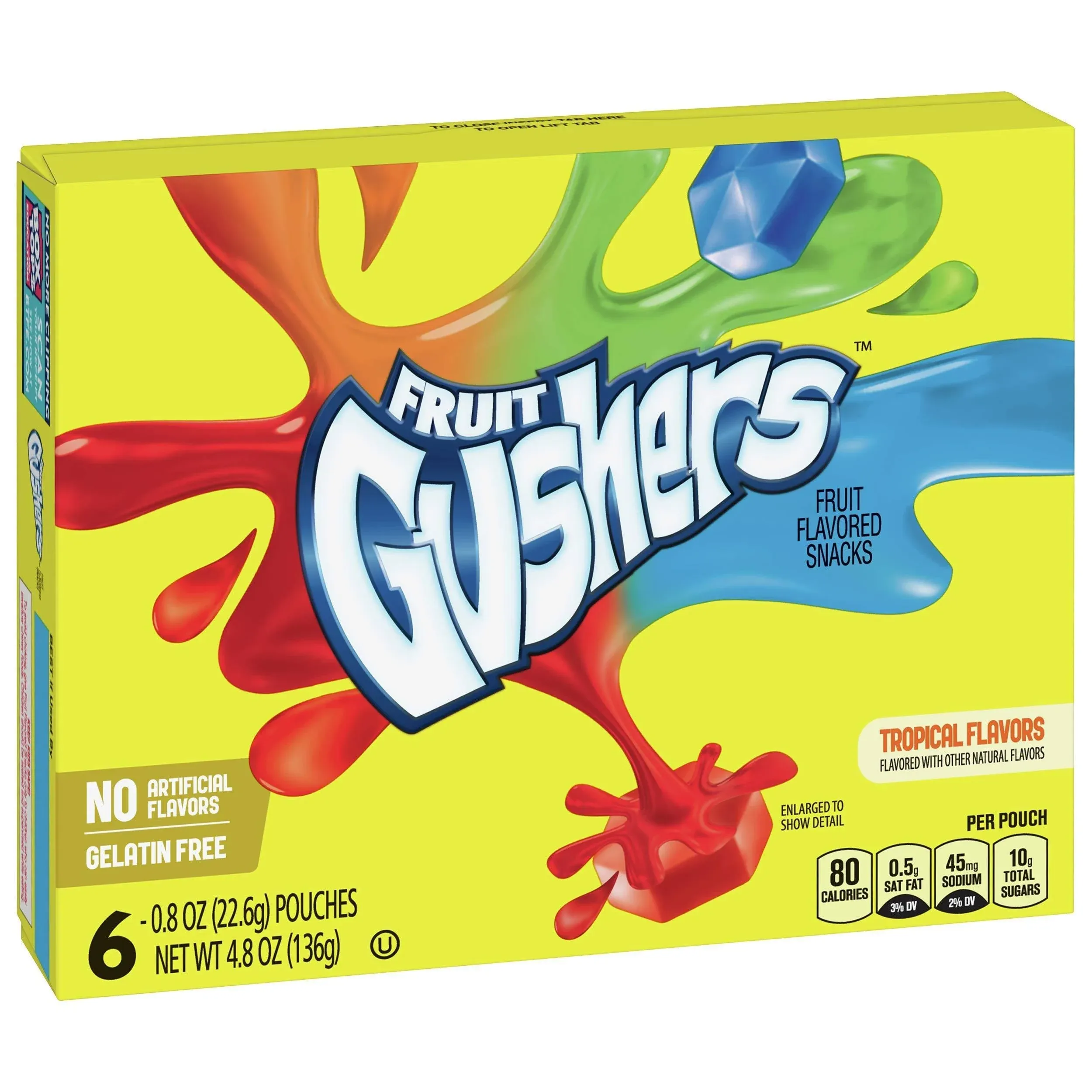 Gushers Fruit Snacks Tropical