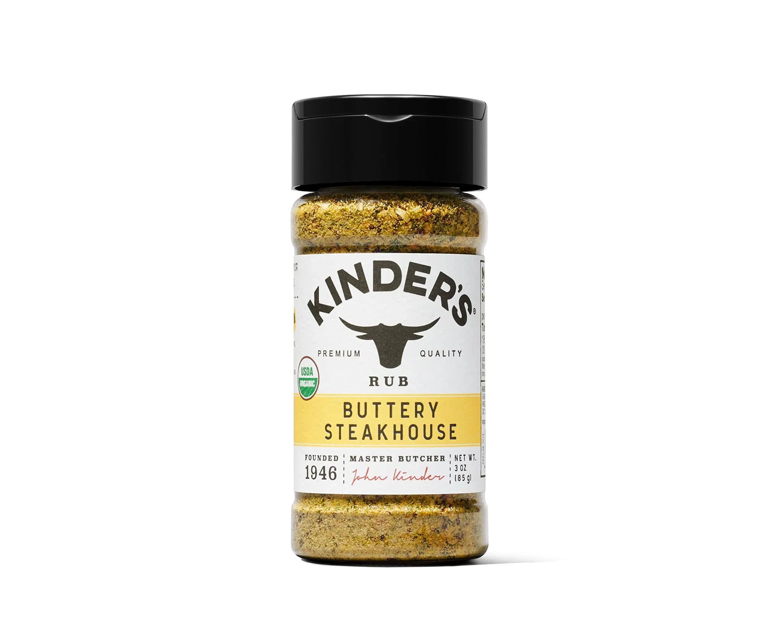 Kinder's Organic Buttery Steakhouse Seasoning 3 oz