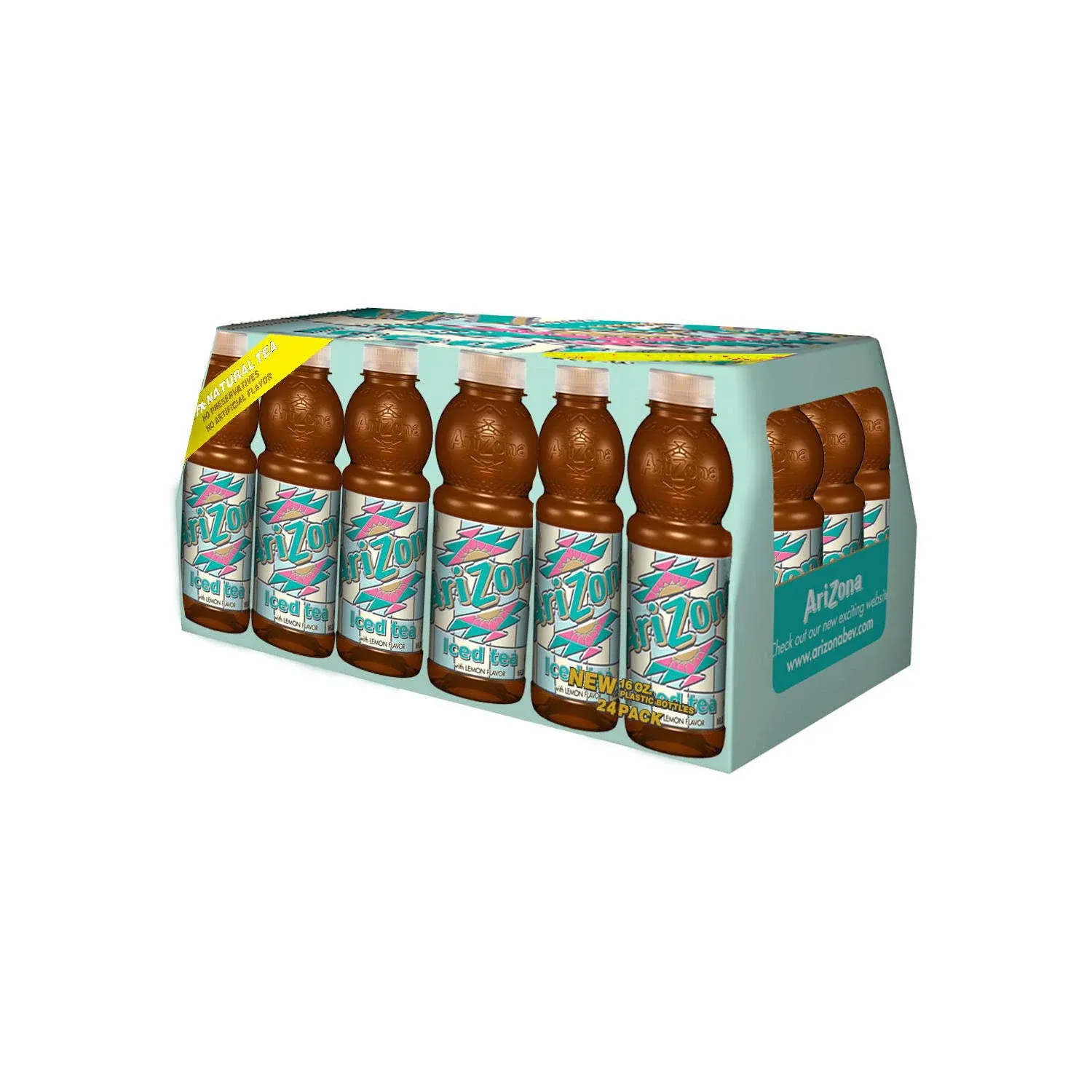 Arizona Iced Tea with Lemon Flavor, 16 fl oz, 24/Pack (220-02273)