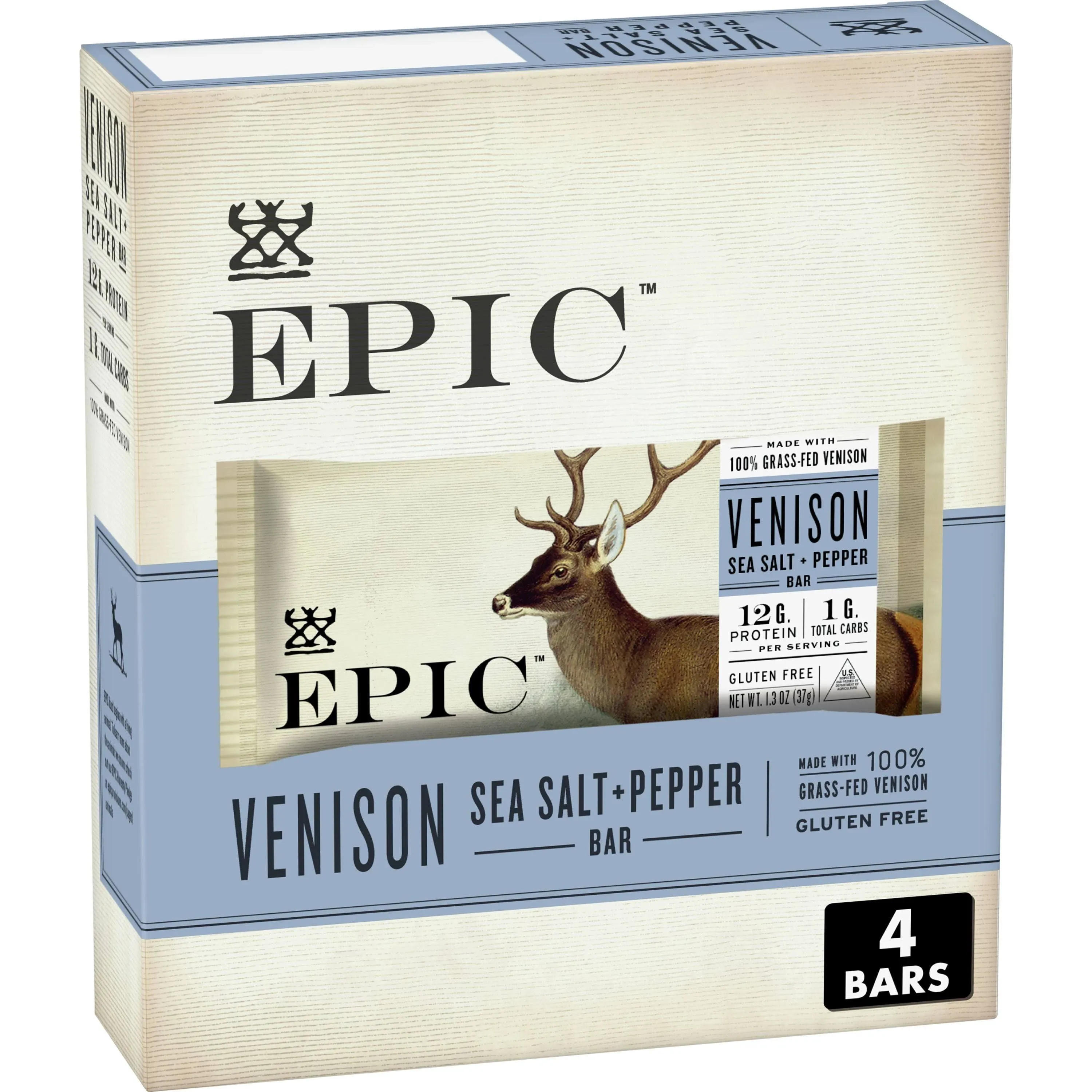 Epic Bar Venison Sea Salt Pepper