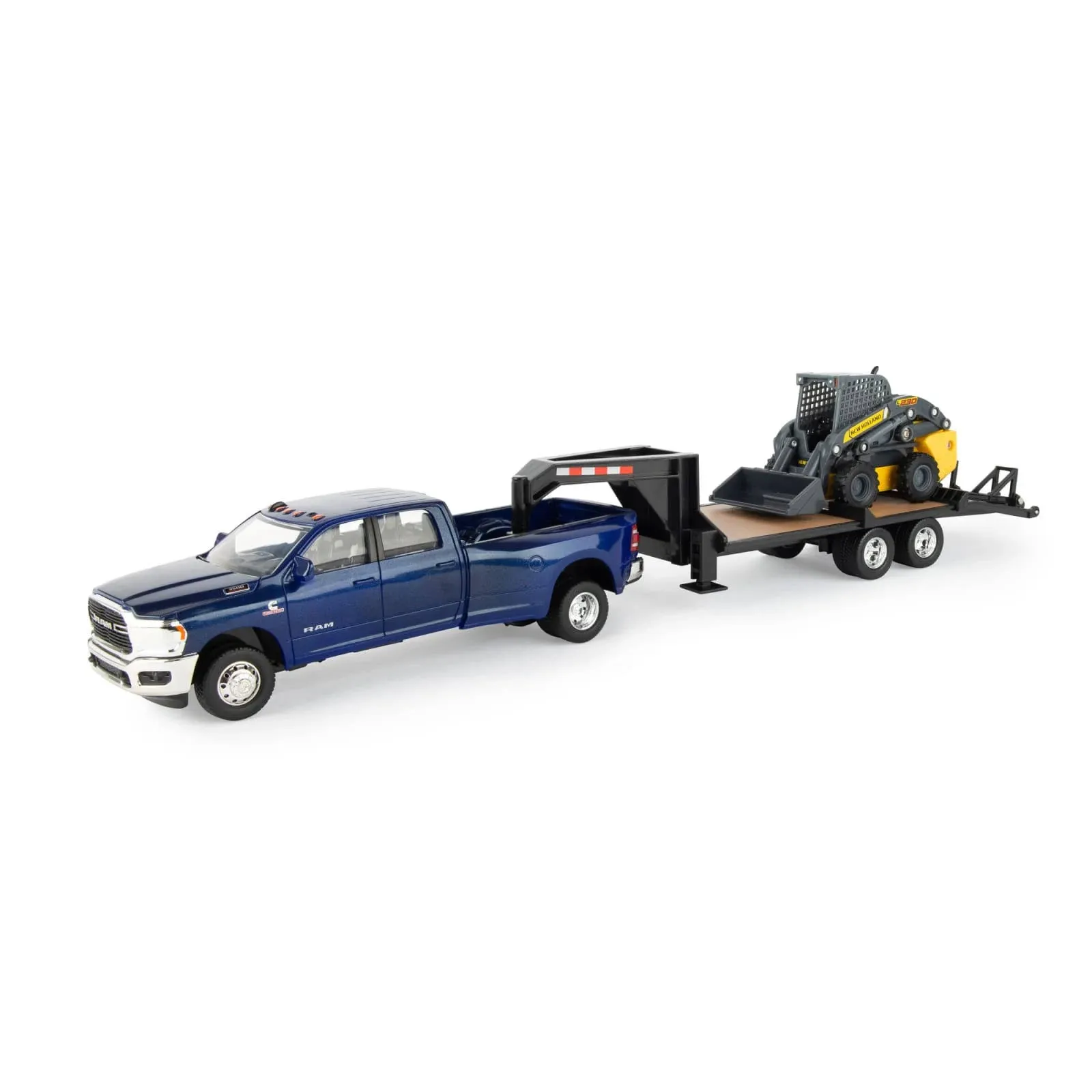 Ertl 1: 32 Ram 3500 Pickup with New Holland L230 Skid Steer 47269