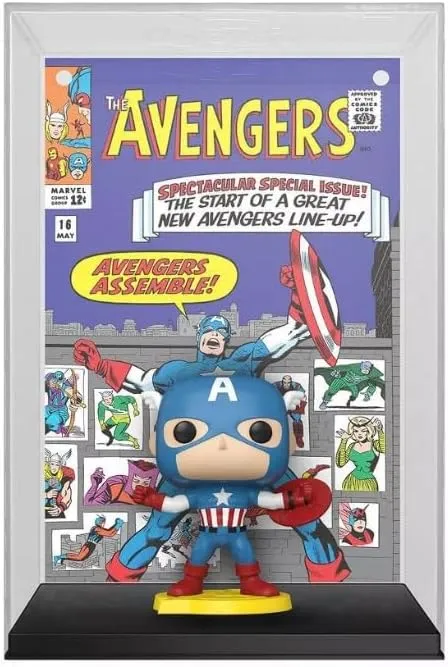 Funko Pop! Cover Art Marvel Collection Collectible Vinyl Figure Comic Covers (Captain America, 15689985