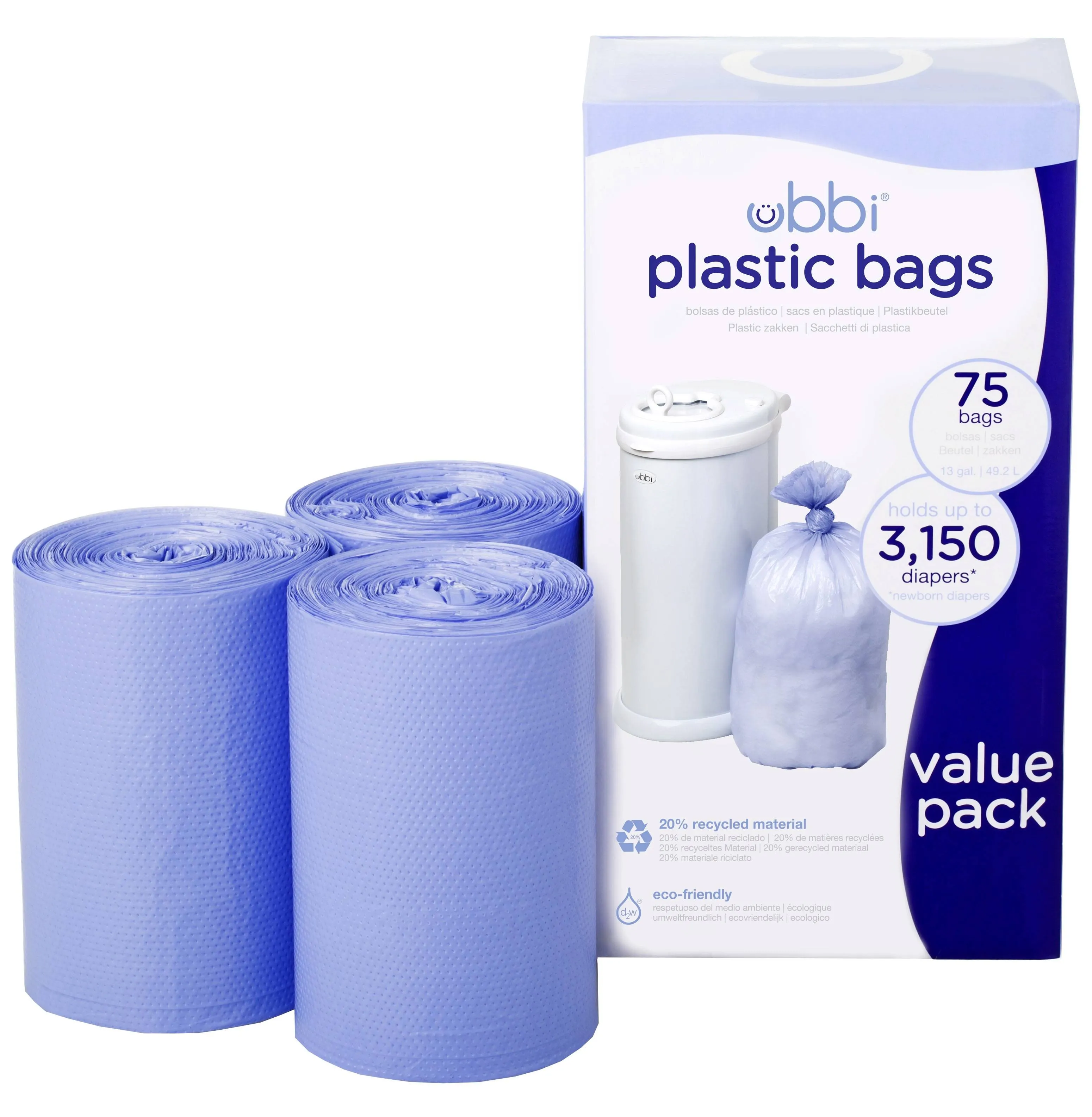 Ubbi Plastic Diaper Pail Bags