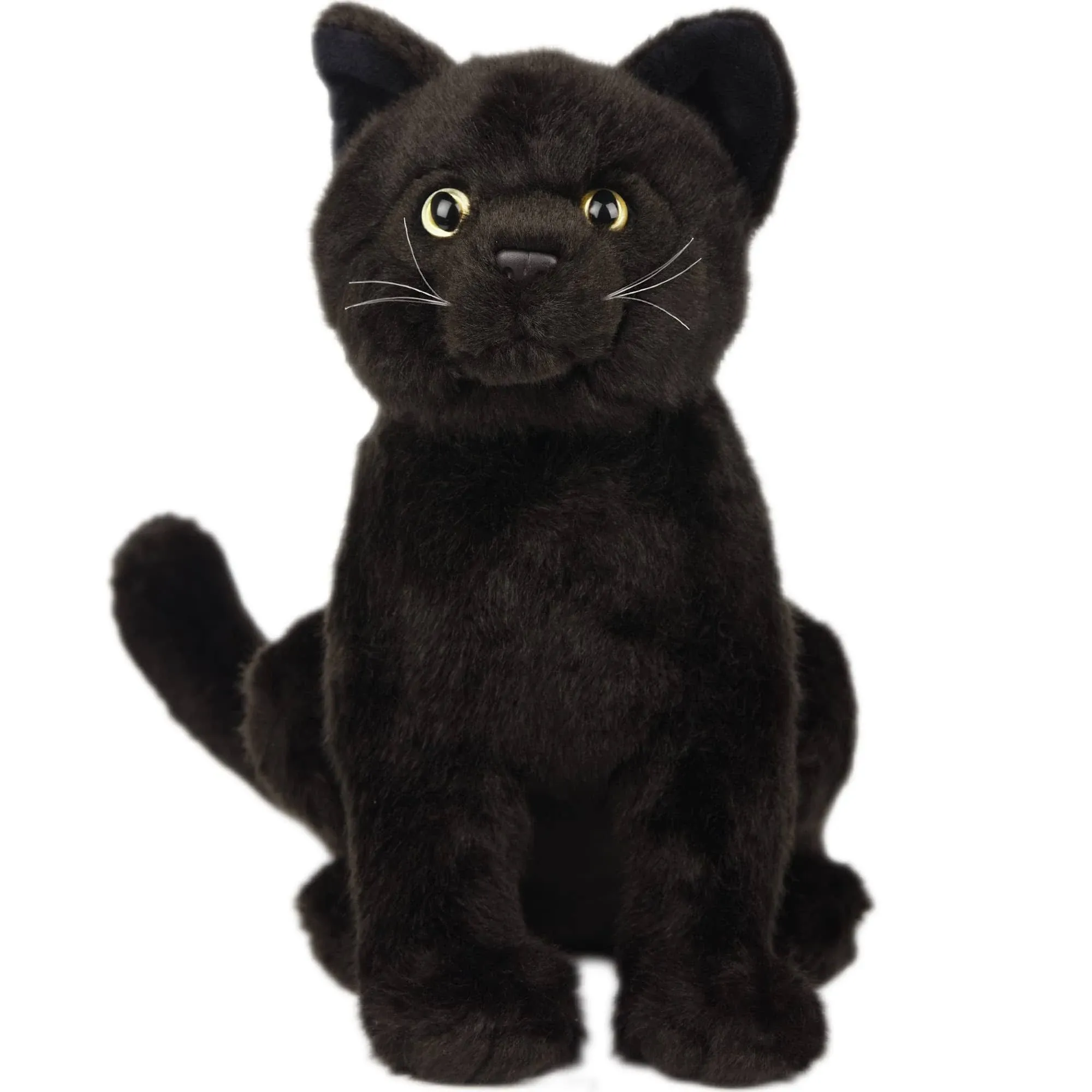 YZXZM Black Cat Plush, Realistic Black Cat Stuffed Animal Pillow, Cute Plush Toy ...