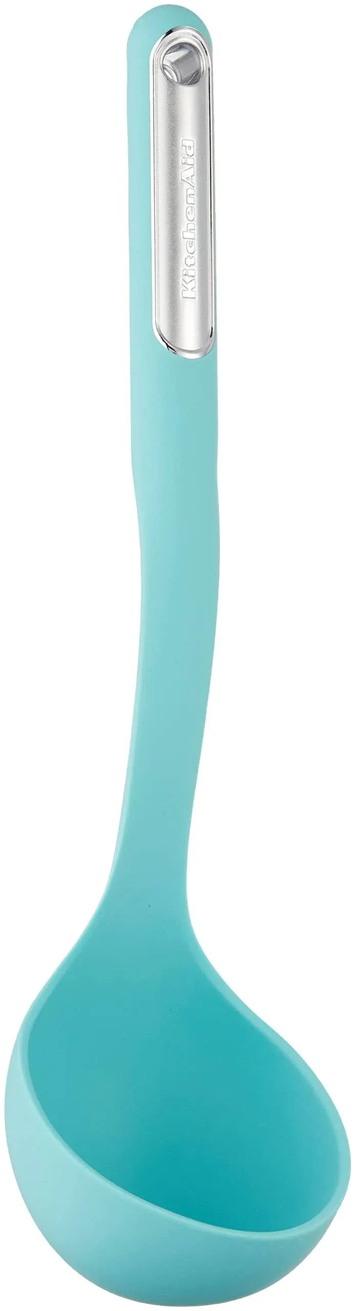 KitchenAid Silicone Ladle, 13 Inches, Aqua Sky