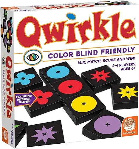 MindWare Qwirkle Color Blind Friendly Board Game