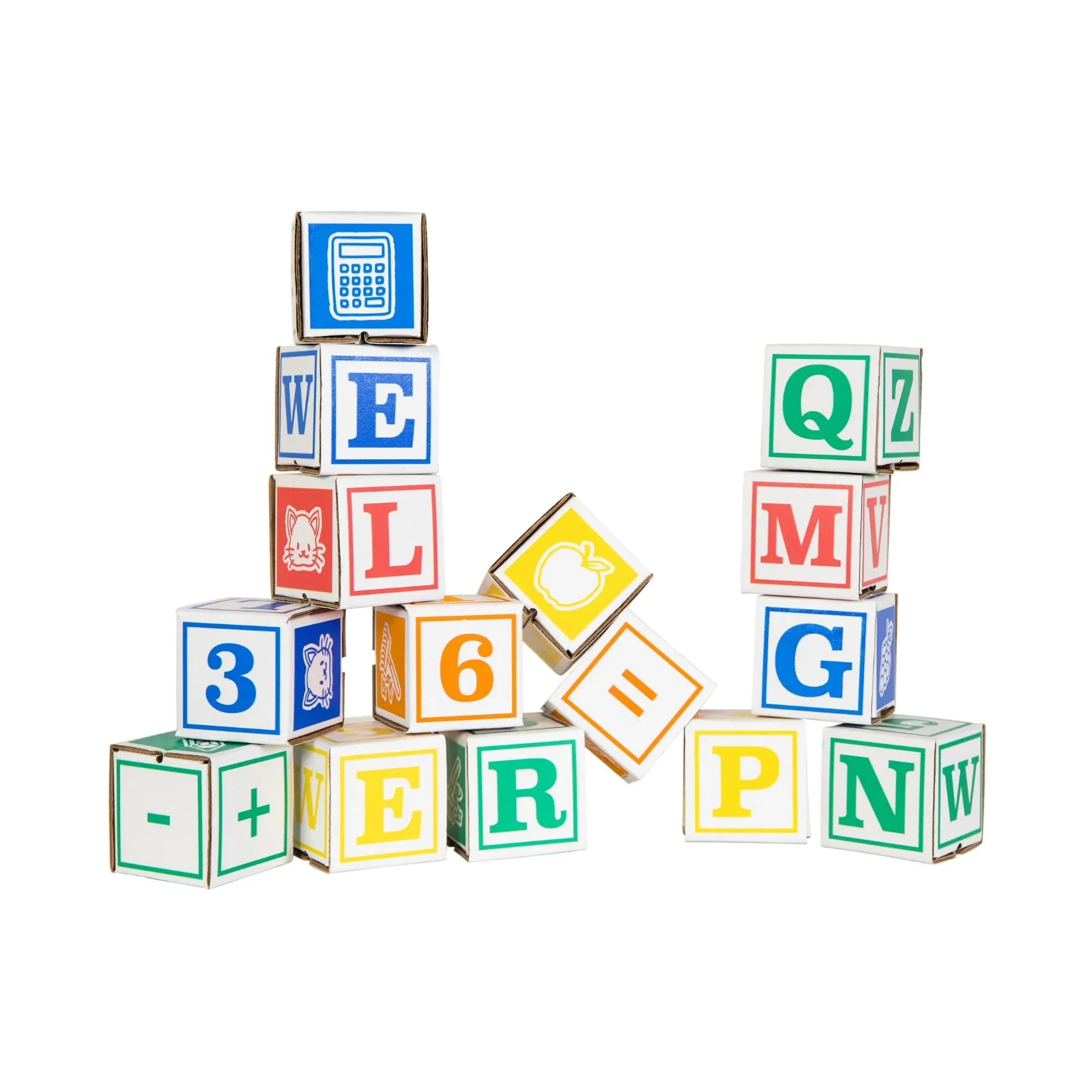 Bankers Box at Play ABC/123/Symbol Learning Blocks, 50/Pack | Staples