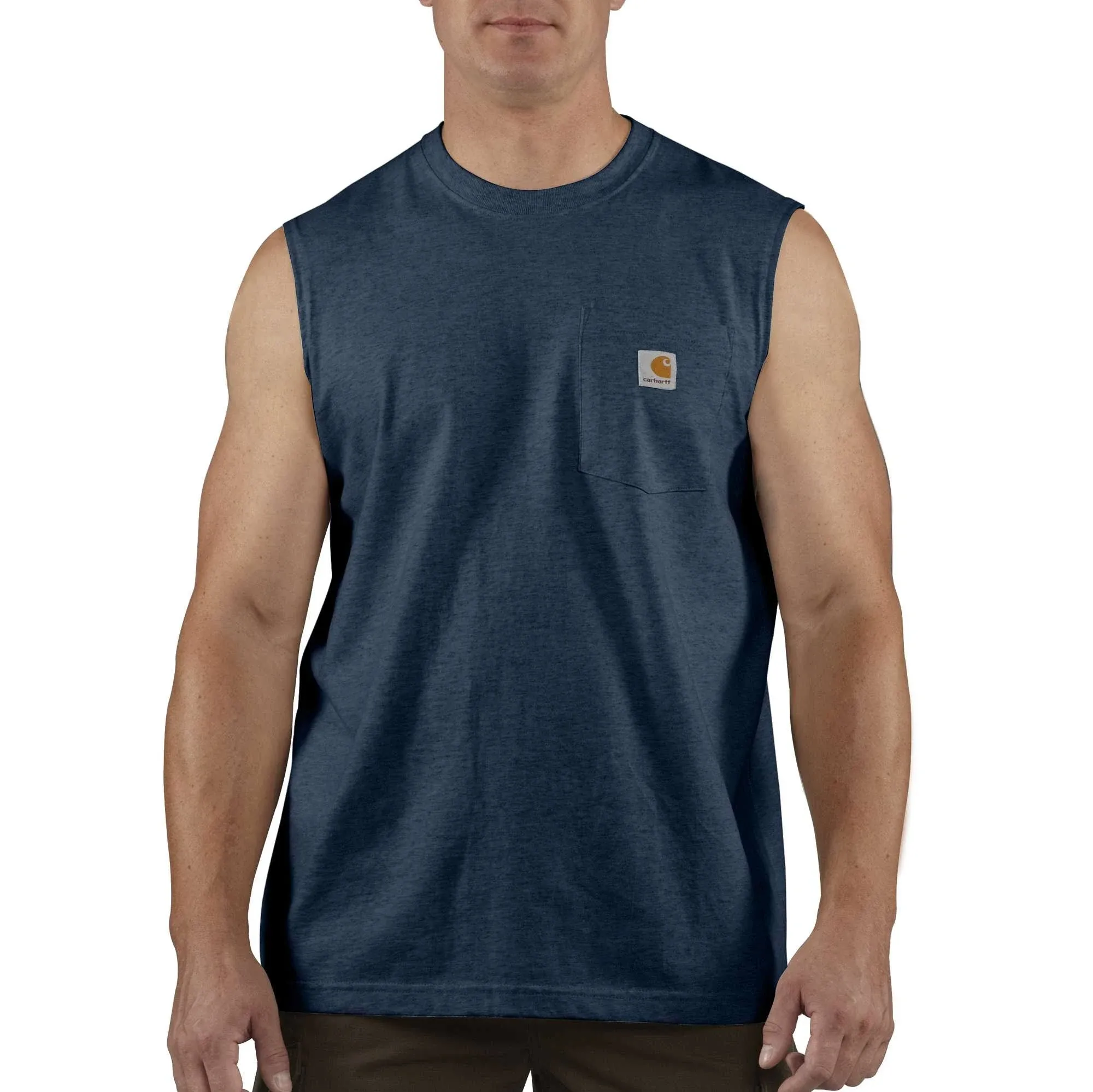 Carhartt Men's Relaxed Fit Heavyweight Sleeveless Pocket TShirt