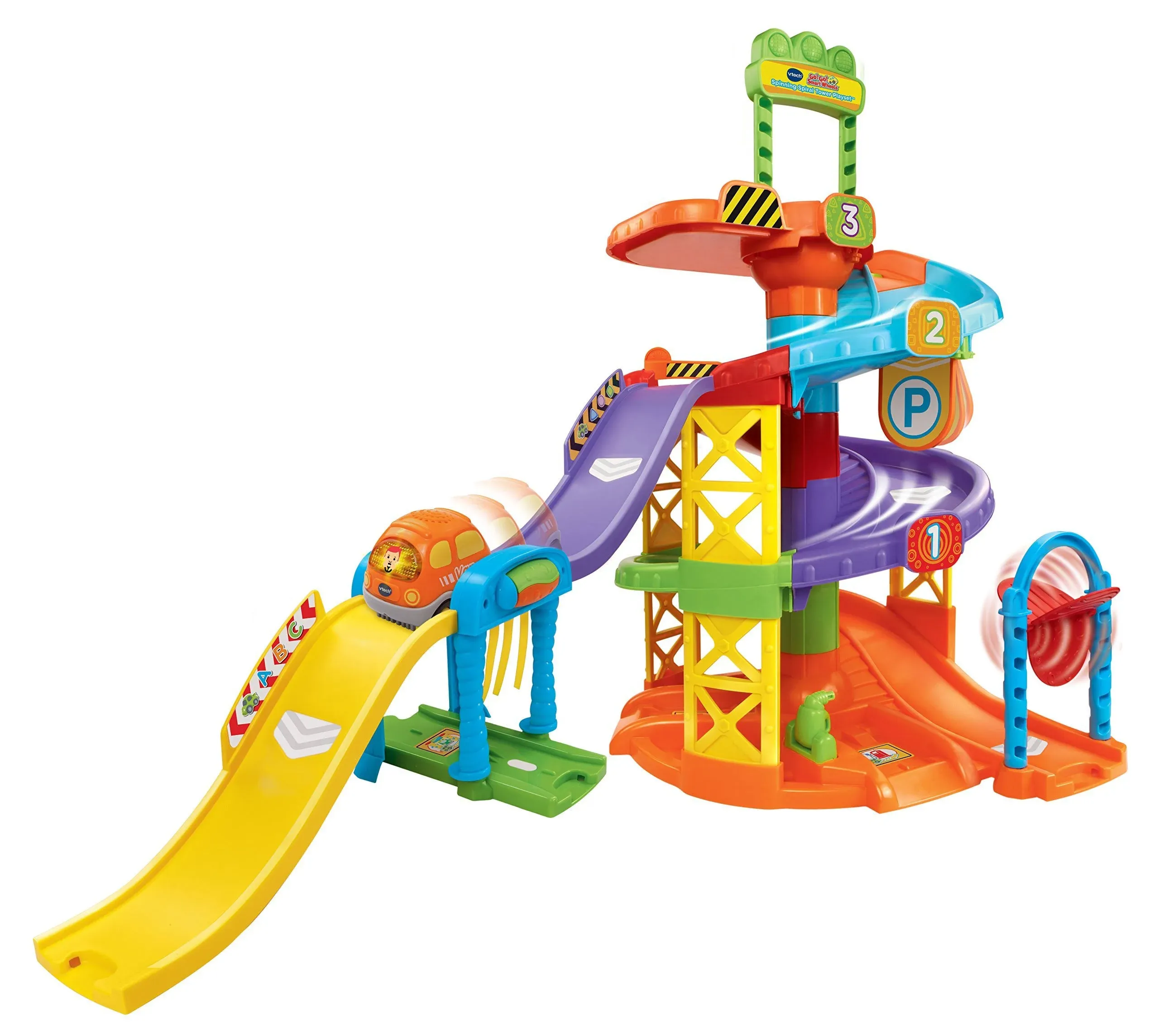 VTech Go! Go! Smart Wheels Spinning Spiral Tower Playset