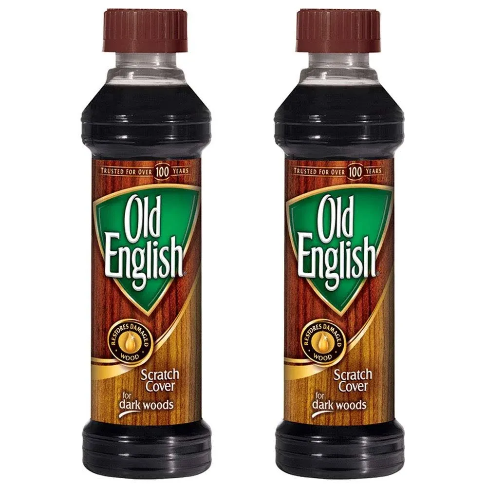 Old English Scratch Cover For Dark Woods Polish 8 oz (Pack of 2)