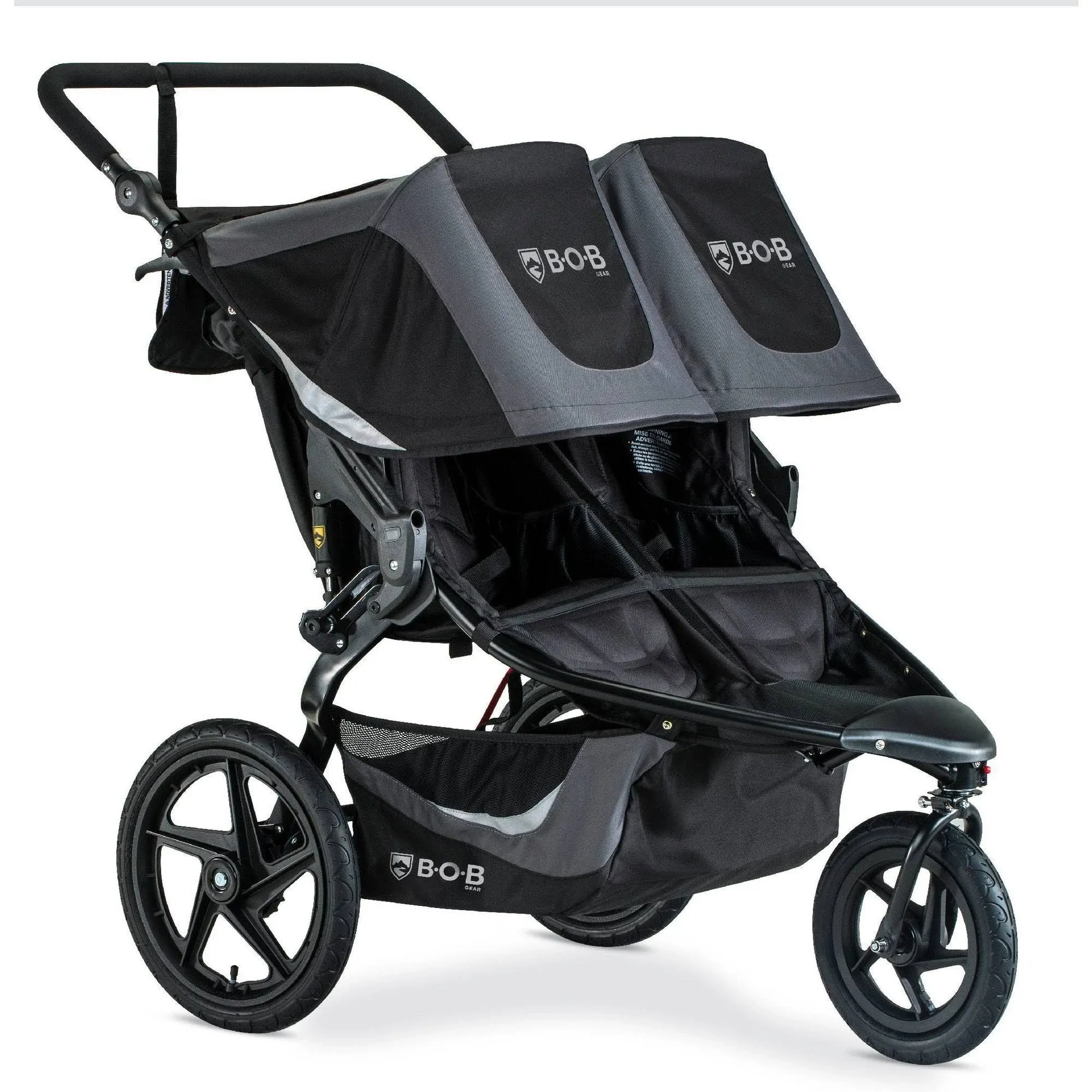 Bob Gear Revolution Flex 3.0 DUALLIE Jogging Stroller - Graphite Black