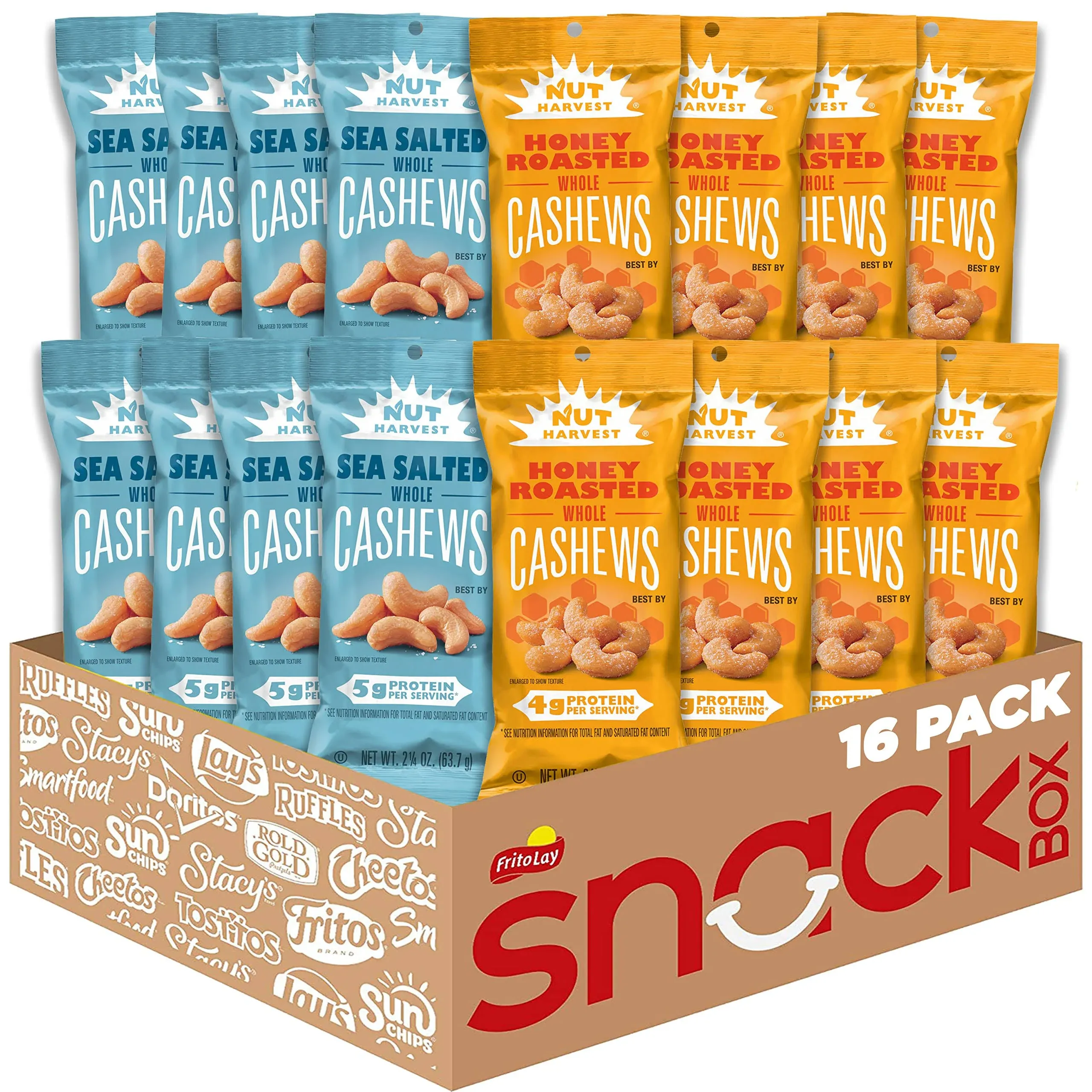 Nut Harvest Sweet & Salty Cashews Variety Pack