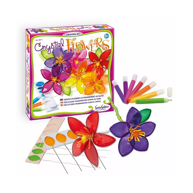 Sentosphere USA Crystal Flowers Creative Kit