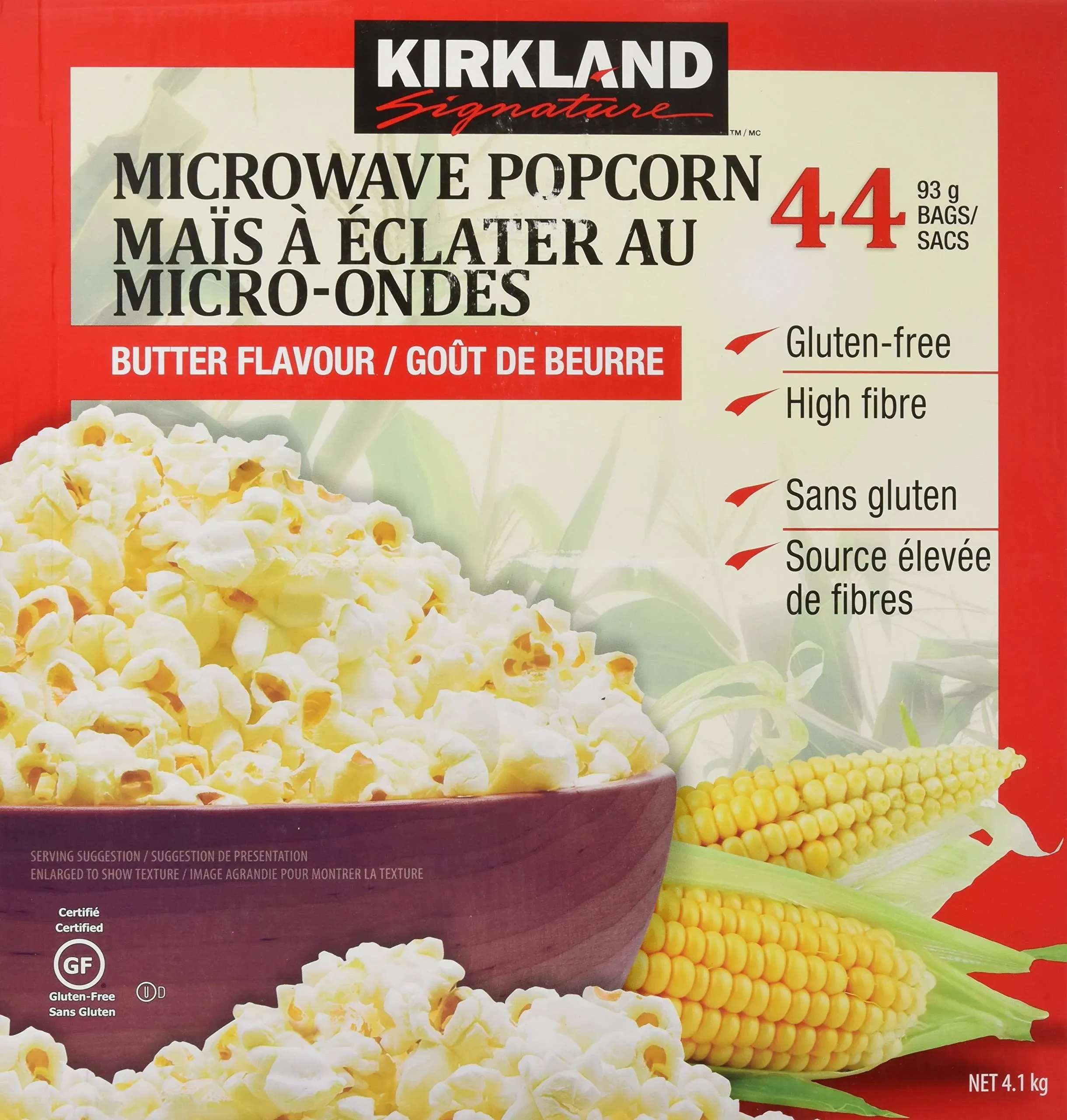 Kirkland Signature Microwave Popcorn, 3.3 oz, 44-count