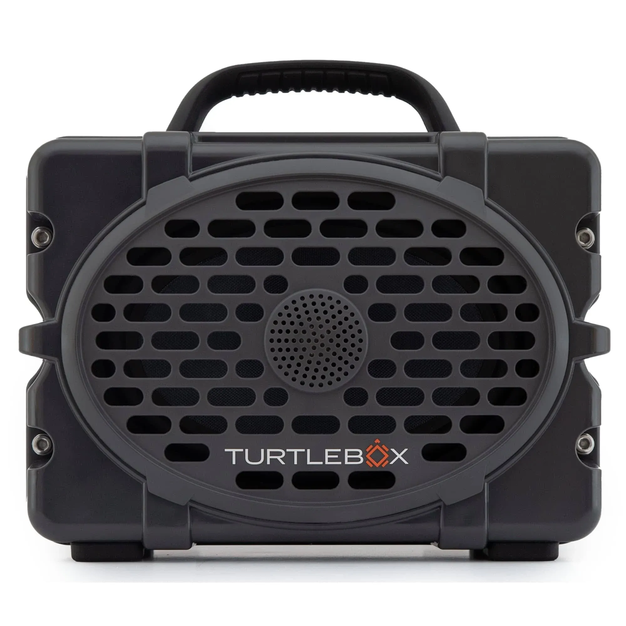 Turtlebox Gen 2: Loud! Outdoor Portable Bluetooth 5.0 Speaker | Rugged, IP67, Waterproof, Impact Resistant & Dustproof (Plays to 120db, Pair 2X for True L-R Stereo), (Thunderhead Gray/Camo)