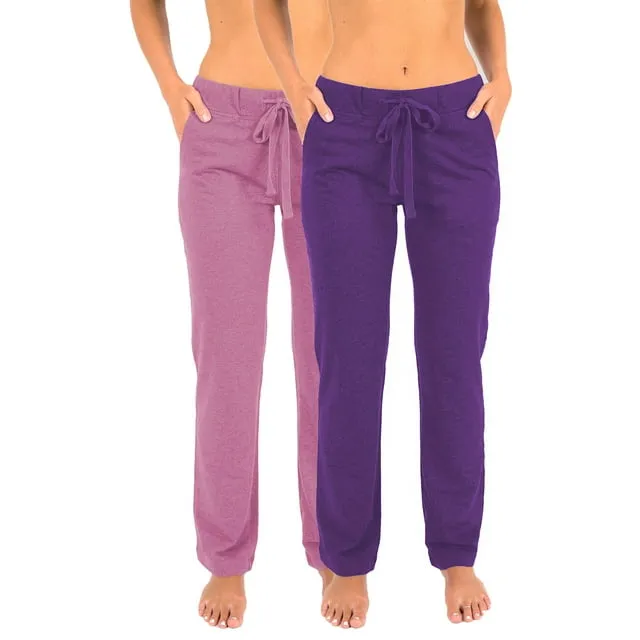 Sexy Basics Women's French Terry Drawstring Sweatpants