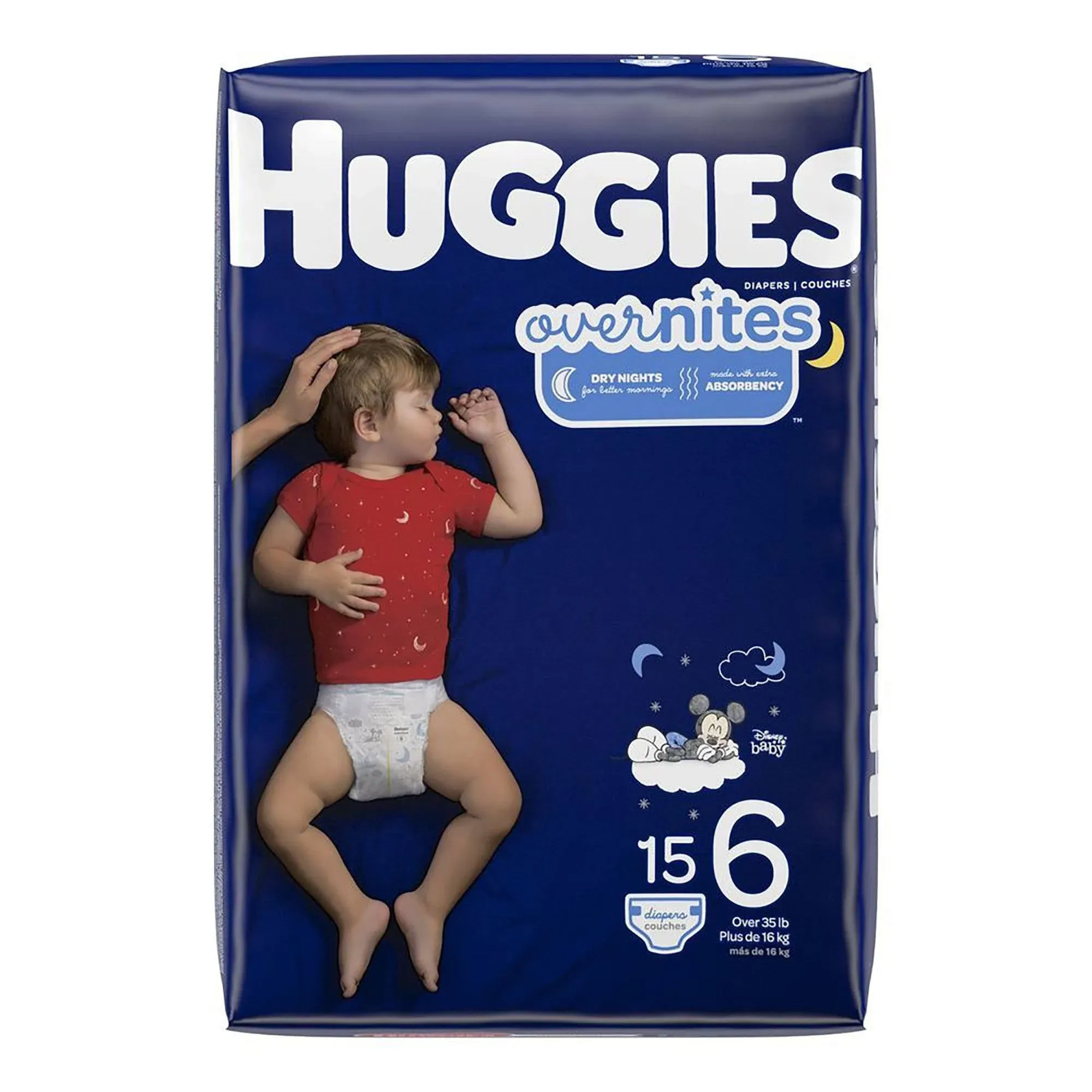 Huggies Overnites Baby Diapers Size