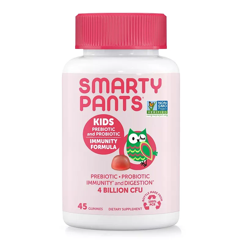 SmartyPants Vitamins Kids Prebiotic & Probiotic Immunity Gummy Vitamins - Strawberry Crème