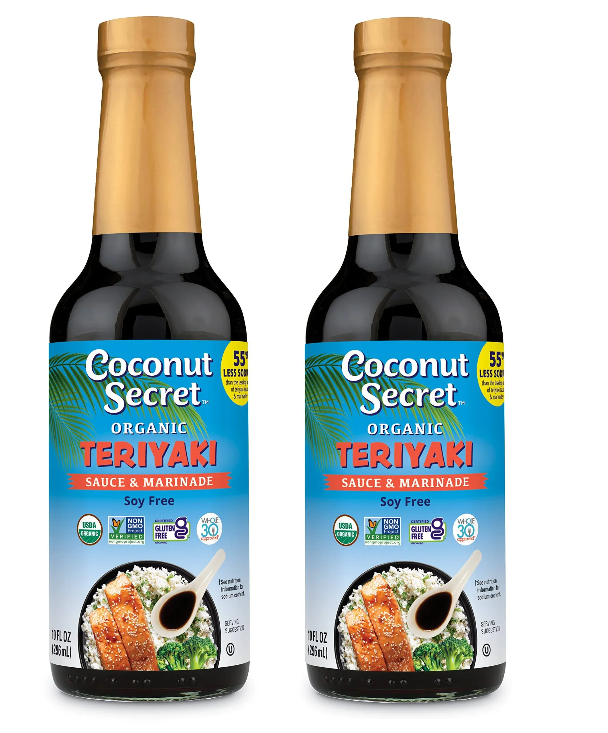 Coconut Secret Teriyaki Sauce, Less Sodium, Soy-Free