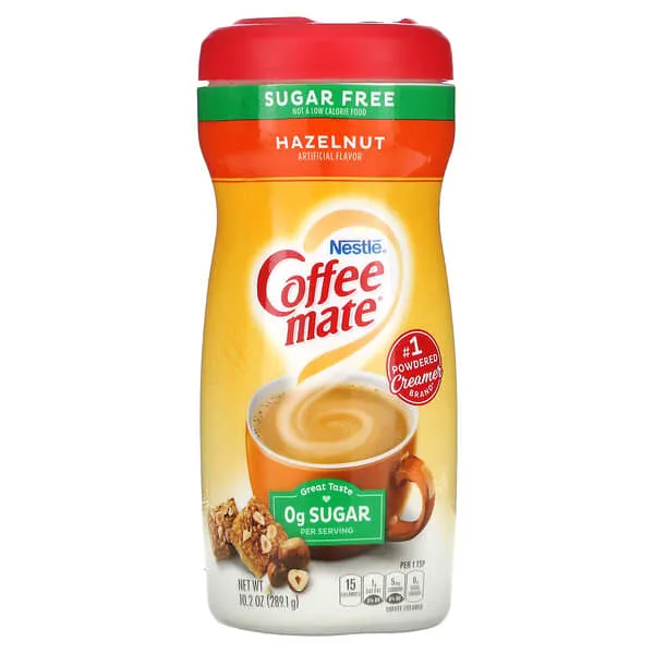 Coffee Mate Sugar Free Hazelnut Powder Coffee Creamer