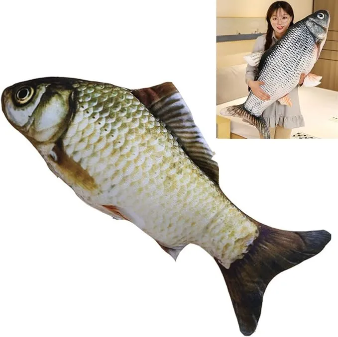 XIYUAN Giant-Simulation Fish Plush Toy/Toy Pillow/Stuffed Animal Toy, Used for Home Decoration Gifts, Toy Pillow (31.5 inches / 80 cm)