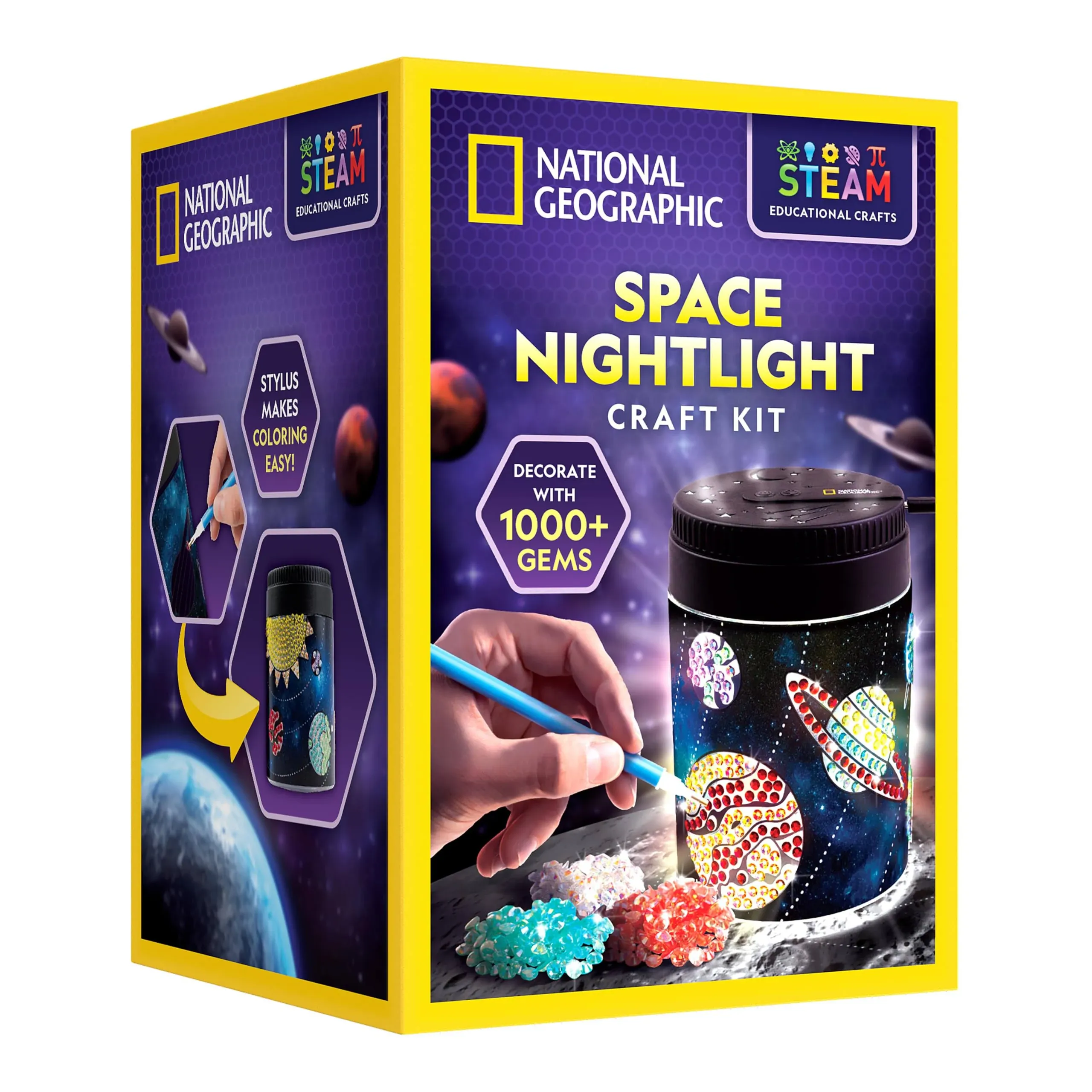 Diamond Painting Solar System Night Light - Make Your Own Night Light with 1000+