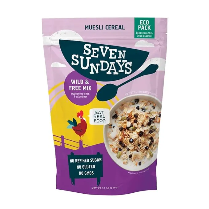 Seven Sundays Blueberry Chia Buckwheat, Wild & Free Mix - 12 oz