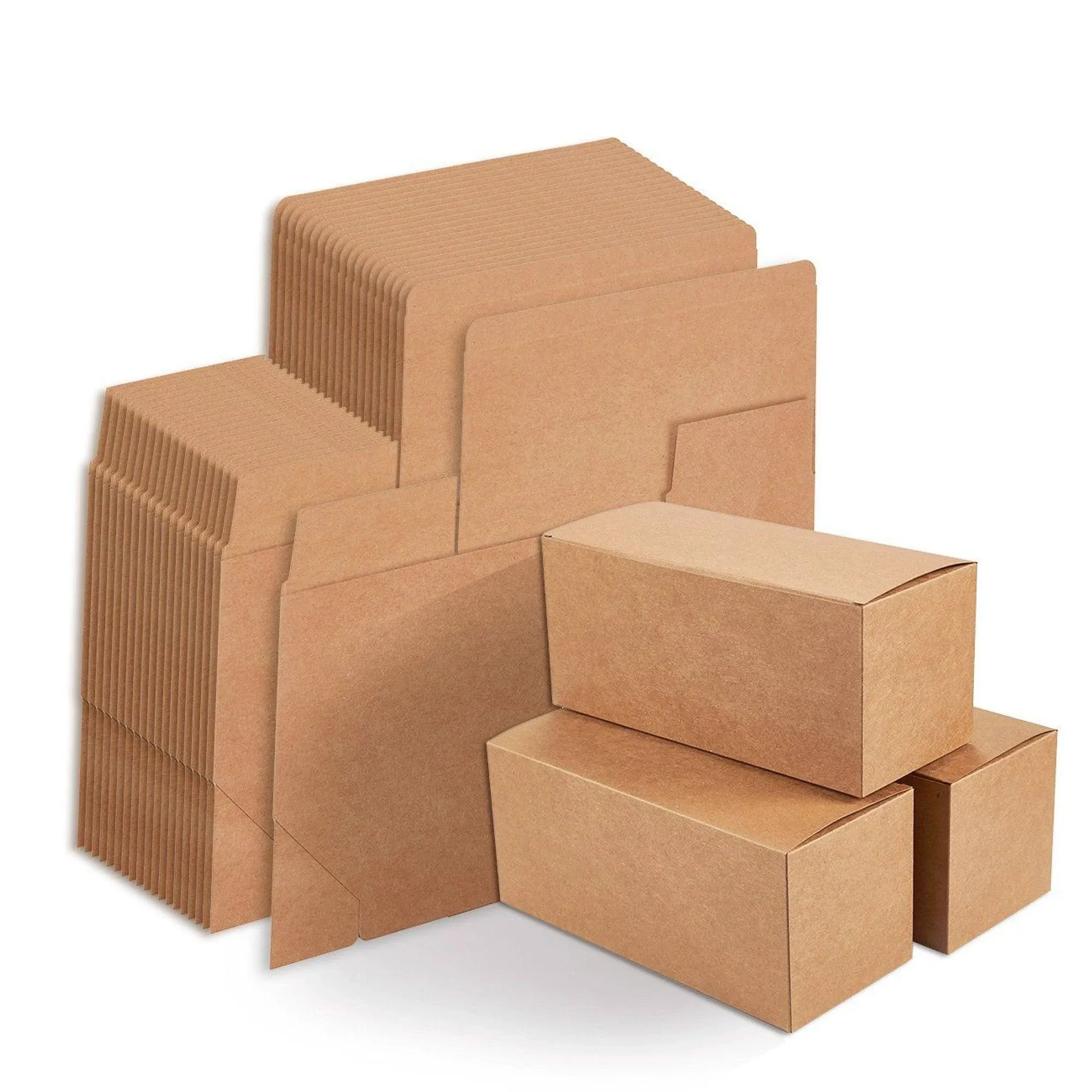 Juvale 20 Pack Brown Gift Boxes With Lids for Wrapping, Shipping, 9 x 4.5 x 4.5 Inch Cardstock Paper Bridesmaid Boxes for Gifts