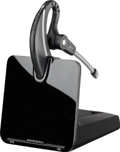 Plantronics CS530 Over-the-head Noise-Canceling Wireless Dect Headset System, Black