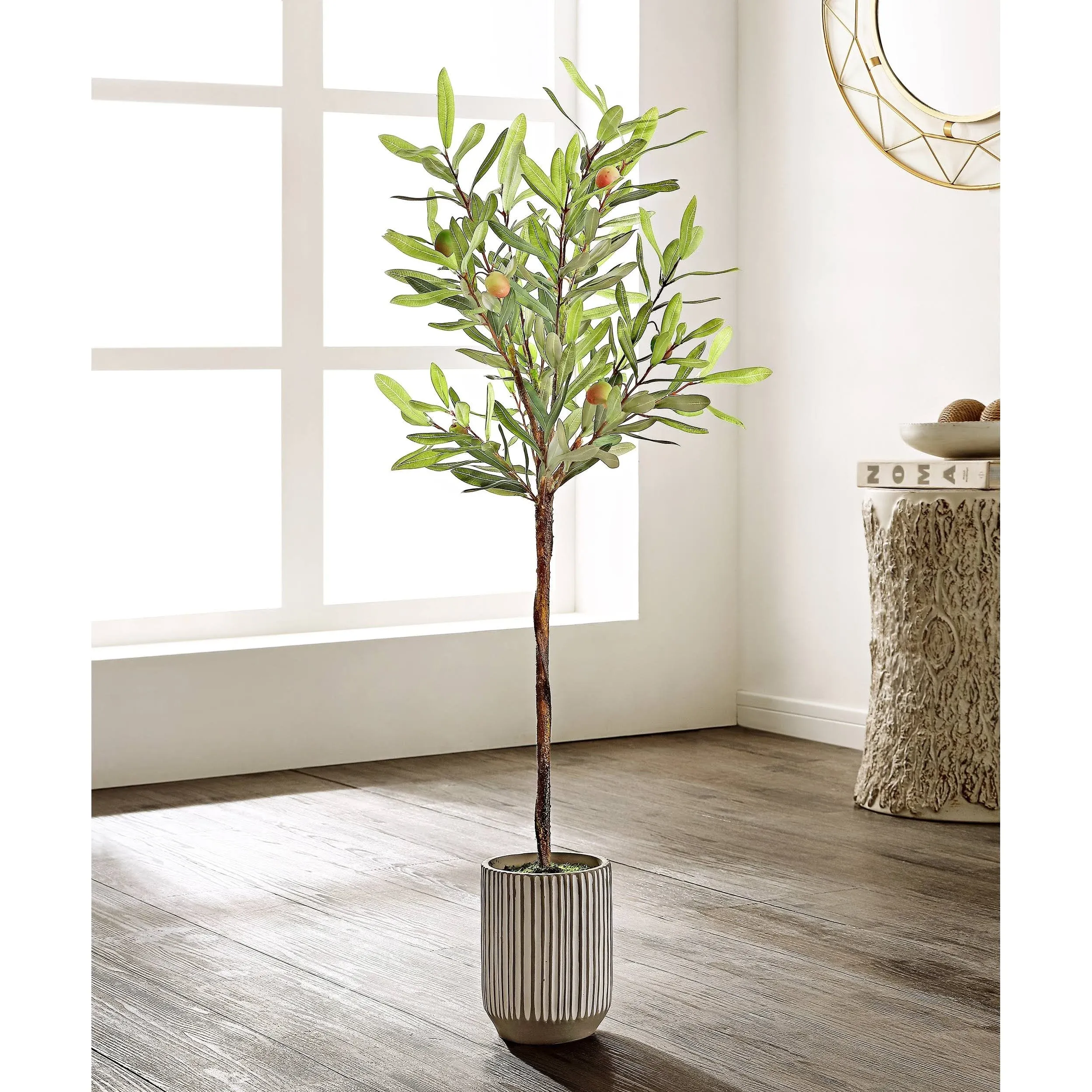 Safavieh Faux Olive Potted Tree