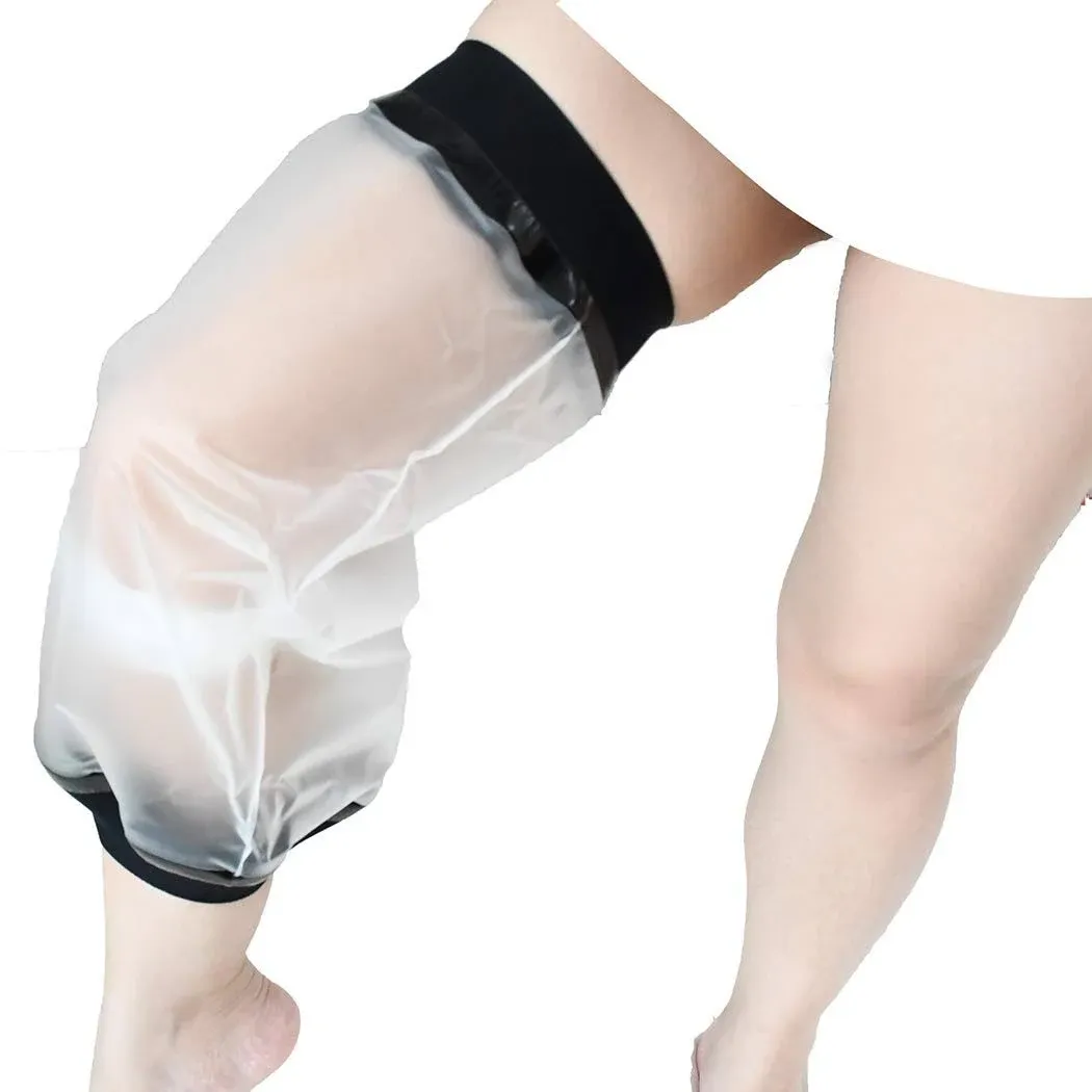 Knee Cast Cover for Shower Large Size, KT1180-L Waterproof Knee Surgery Shower Cover for Knee Replacement Surgery, ACL Surgery, Wound, Burns | Knee Cover for Showering After Surgery for Adults