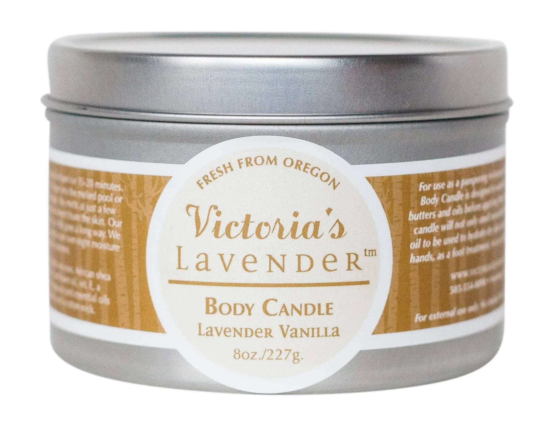 Victoria&#39;s Lavender - Vanilla Lavender  Moisturizing Body Candle