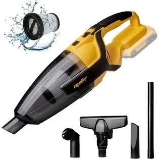 Mellif Cordless Vacuum for Dewalt 20V Max Battery, Handheld Electric Power Vacuum Cleaner for Hardwood Floor Carpet Pet Hair Car (No Battery)